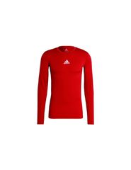 Adidas TechFit GU7336 Ανδρική Ισοθερμική Μακρυμάνικη Μπλούζα Compression Κόκκινη