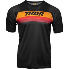 ΜΠΛΟΥΖΑ ASSIST SHORT SLEEVE BLACK/ORANGE JERSEY | THOR