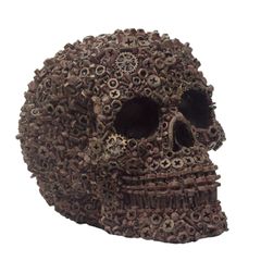 Διακοσμητική νεκροκεφαλή διακοσμημένη με βίδες