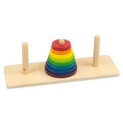 Tower of Hanoi ουράνιο τόξο - Andreu Toys