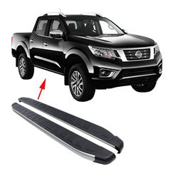 Πλευρικά σκαλοπάτια αλουμινίου OMTEC DA (DMA) για Nissan Navara D23 2τμχ