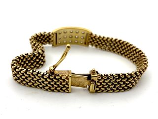 Βραχιολι 18k με Μπριγιαν-thumb-3
