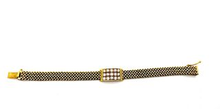 Βραχιολι 18k με Μπριγιαν-thumb-18