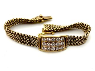 Βραχιολι 18k με Μπριγιαν-thumb-5