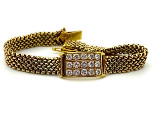 Βραχιολι 18k με Μπριγιαν-thumb-11