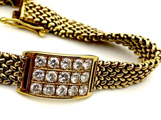 Βραχιολι 18k με Μπριγιαν-thumb-15