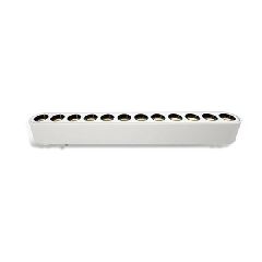Φωτιστικό LED για μίνι ράγα οροφής 40VDC 960Lm 12W θερμό φως 3000K ντιμαριζόμενο λευκό χρώμα από αλουμίνιο