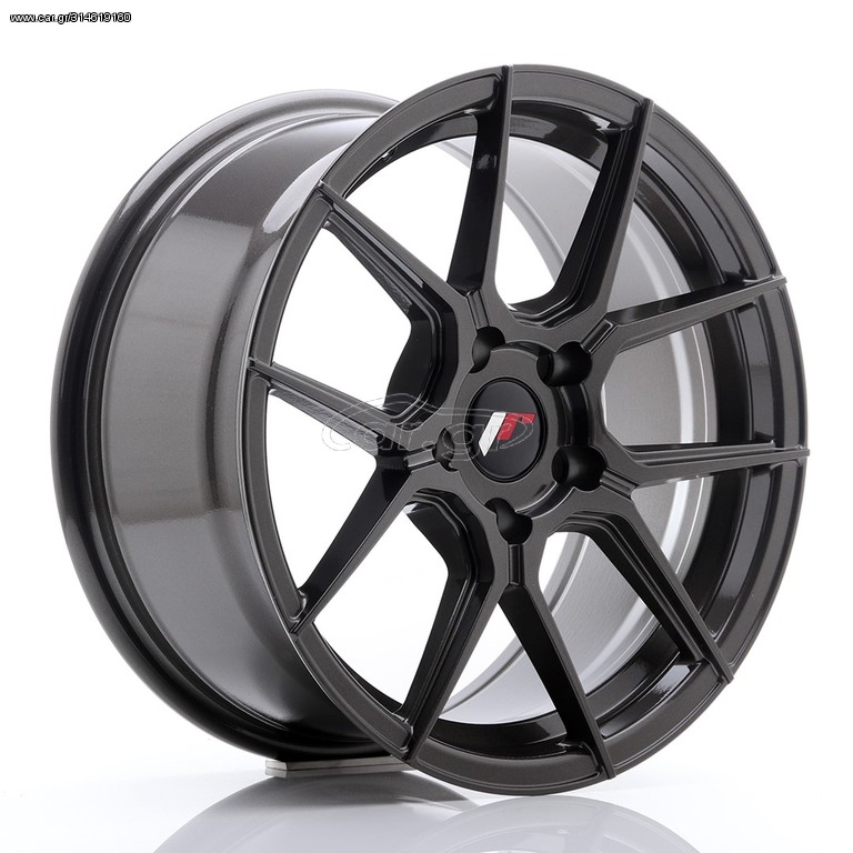 JR Wheels JR30 17x8 ET40 5x100 Hyper Gray