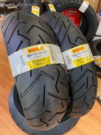 PIRELLI SCORPION TRAIL II 120/70/17 & 190/55/17