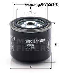 Φίλτρο καυσίμου MANN-FILTER WK81186