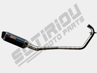 ΕΞΑΤΜΙΣΗ SYM VF185 ΤΥΠΟΥ AKRAPOVIC CARBON