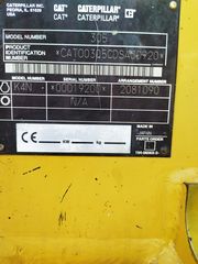 Εκσκαφέας Με Ερπύστριες CAT 2004 c305-thumb-7