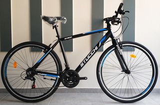 Ποδήλατο trekking '23 STUCCHI WX300 ΑΛΟΥΜΙΝΙΟΥ BLACK MONTH 319€->250€ 