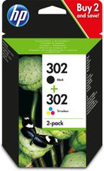HP 302 2-pack Black/Tri-color Original Ink Cartridges