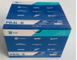 ΜΠΑΤΑΡΙΑ PIAGGIO PB4L-B (12V 4AH) ΚΩΔ.1L004080