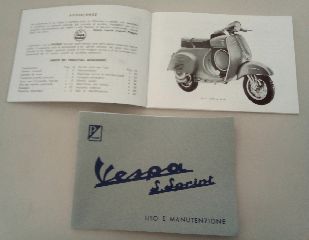 ΒΙΒΛΙΟ VESPA 90SS (65-71) USO /MANUAL ΚΩΔ.610046M