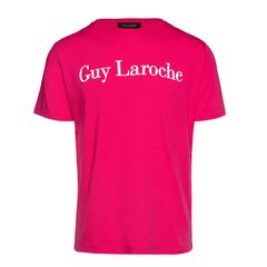 Guy Laroche Ανδρικό Βαμβακερό Κοντομάνικο T-Shirt σε Φούξια Χρώμα GL0919075_23