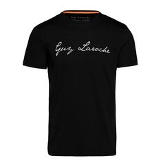 Guy Laroche Ανδρικό Βαμβακερό Κοντομάνικο T-Shirt σε Μαύρο Χρώμα GL2019207_17