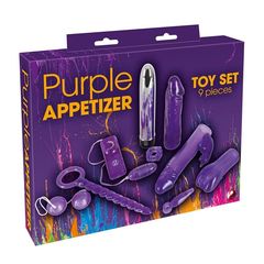 Σετ 9 Μωβ Ερωτικών Παιχνιδιών Purple Appetizer