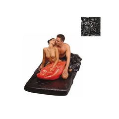 JoyDivision Wet Games Μαυρο Vinyl Σεντόνι 180×220 εκ