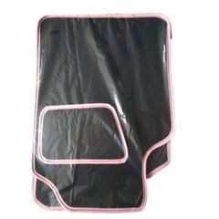 ΜΟΚΕΤΕΣ ΑΥΤΟΚΙΝΗΤΟΥ ΣΕΤ 4 ΤΕΜΑΧΙΑ ΜΑΥΡΟ ΜΕ ΡΟΖ ΡΕΛΙ universal