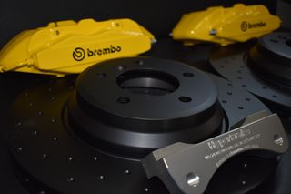 HyperBrake Brembo 4 πίστονο κιτ φρένων 348x30  για BMW 3Series E90/92 -thumb-1