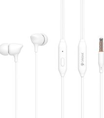 Celebrat earphones με μικρόφωνο G7, 3.5mm, 1.2m, λευκά - (G7-WH)