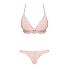 Obsessive Delicanta Pink Bra Set-thumb-5