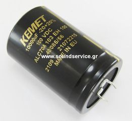 ΠΥΚΝΩΤΗΣ ΗΛΕΚΤΡΟΛΥΤΙΚΟΣ 10000uF 100V 85C ΠΛΑΚΕΤΑΣ D40x61mm KEMET