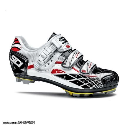 SIDI MTB SPIDER SRS WHITE BLACK VERNICE