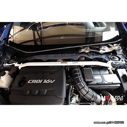Ultra Racing - Μπάρα θόλων    2-Point Front Upper Strut Bar for Hyundai I30 1.6D 12+ | Ultra Racing