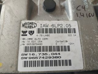 ΕΓΚΕΦΑΛΟΣ ΣΕΤ CITROEN C4 1.4 16V MARELLI (  IAW 6LP2.05  )-thumb-1
