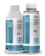 Pro-Tec Radiator Oil Cleaner K1+K2 - Καθαριστικό Λαδιού Συστήματος Ψύξης - 2x188ml - P1511-1