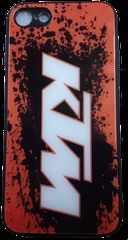 ΘΗΚΗ ΚΙΝΗΤΟΥ IPHONE 7+8 ME LOGO KTM ΜΑΥΡΗ ΠΟΤΡΟΚΑΛΙ