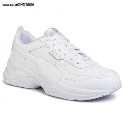 Women's Puma Cilia Mode 371125-02 White/Puma Silver | Γυναικείο Δερμάτινο Παπούτσι