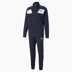 Men's Puma Techstripe Tricot Tracksuit | 585838-06 Φόρμα Μπλε-Λευκό