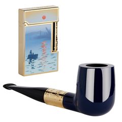 S.T. Dupont Monet Smoking Kit - Ligne 2 amp; Pipe Limited Edition 016349C2