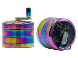 Τρίφτης καπνού AMSTERDAM RAINBOW 63mm 4 parts BN-41MT (αλουμίνιο) BN41MT