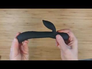 Κομψός Δονητής Regala Rabbit - Μαύρο-thumb-5