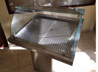 Βιτρίνα Ψαριών Προβολής 144x90x120 NIKIINOX - Καινούργια.