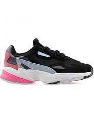 Adidas Falcon Γυναικεία Chunky Sneakers Core Black / Glow Blue / Cloud White EG2864