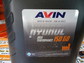 AVIN HYDROIL iso 68 ΥΔΡΑΥΛΙΚΟ ΛΙΠΑΝΤΙΚΟ PART II (20LT)