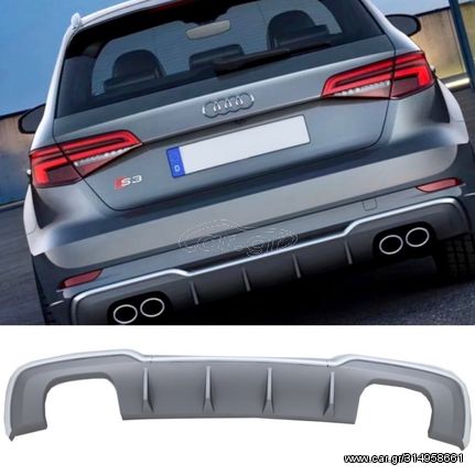 ΠΙΣΩ ΣΠΟΙΛΕΡ Audi A3 8V Facelift (2016-2019) S-Line Bumper Hatchback Sportback S3 Design