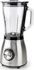 Nedis Stand Blender 800W 1.5l Glass 2-Speed Setting Black / Silver - (KABL350CAL)