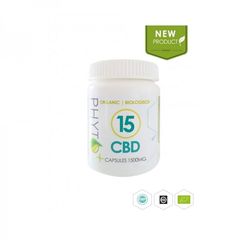 CBD CAPSULES 15% - 1500MG ORGANIC - PHYTO + - 30caps