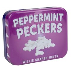 Peppermint Peckers Mini Wille Shaped Mints 30g-thumb-2