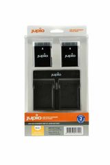 JUPIO KIT 2x BATTERY EN-EL14/EN-EL14A 1100MAH + ΔΙΠΛΟΣ ΦΟΡΤΙΣΤΗΣ - 3 ΧΡΟΝΙΑ ΕΓΓΥΗΣΗ