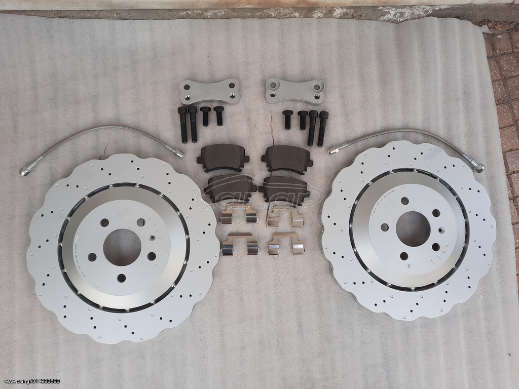 Audi A3 S3 8P GOLF 5 6 7 OCTAVIA 5 RS LEON CUPRA 1P 5F A4 S4 RS4 b6 b7 πίσω 356x22 Διαιρούμενο wave δίσκοι