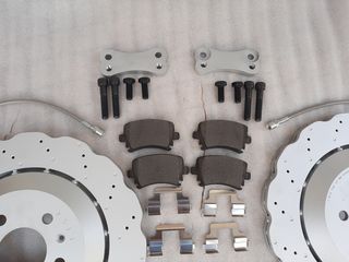 Audi A3 S3 8P GOLF 5 6 7 OCTAVIA 5 RS LEON CUPRA 1P 5F A4 S4 RS4 b6 b7 πίσω 356x22 Διαιρούμενο wave δίσκοι-thumb-3