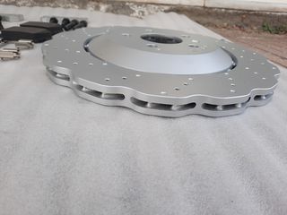Audi A3 S3 8P GOLF 5 6 7 OCTAVIA 5 RS LEON CUPRA 1P 5F A4 S4 RS4 b6 b7 πίσω 356x22 Διαιρούμενο wave δίσκοι-thumb-5